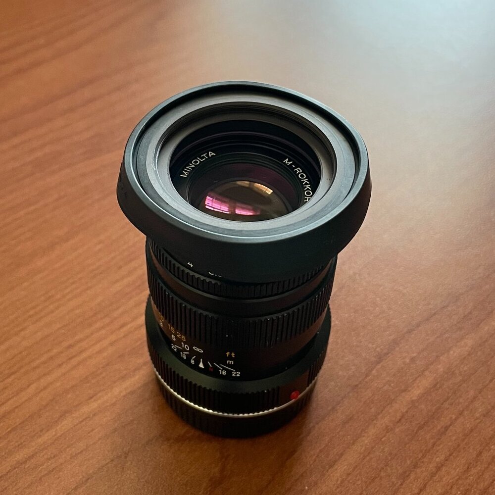 Minolta M-Rokkor 90mm f4 - M Mount Lens
